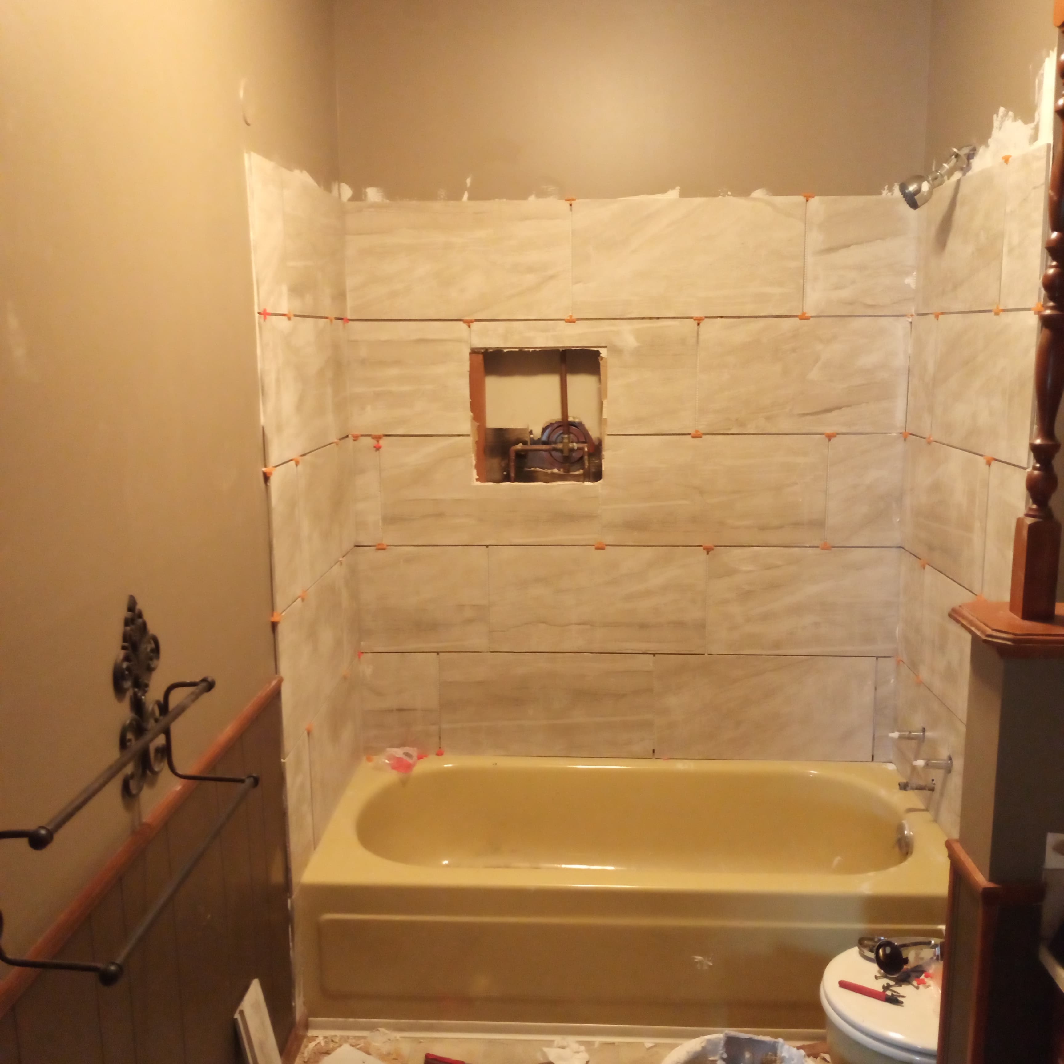Bathroom with expanded layout and natural lighting